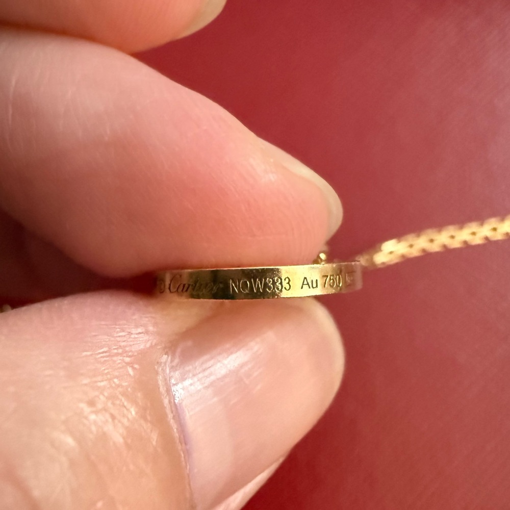 Cartier Rose Gold Love Chain Bracelet with Diamond - Picture 8 of 8